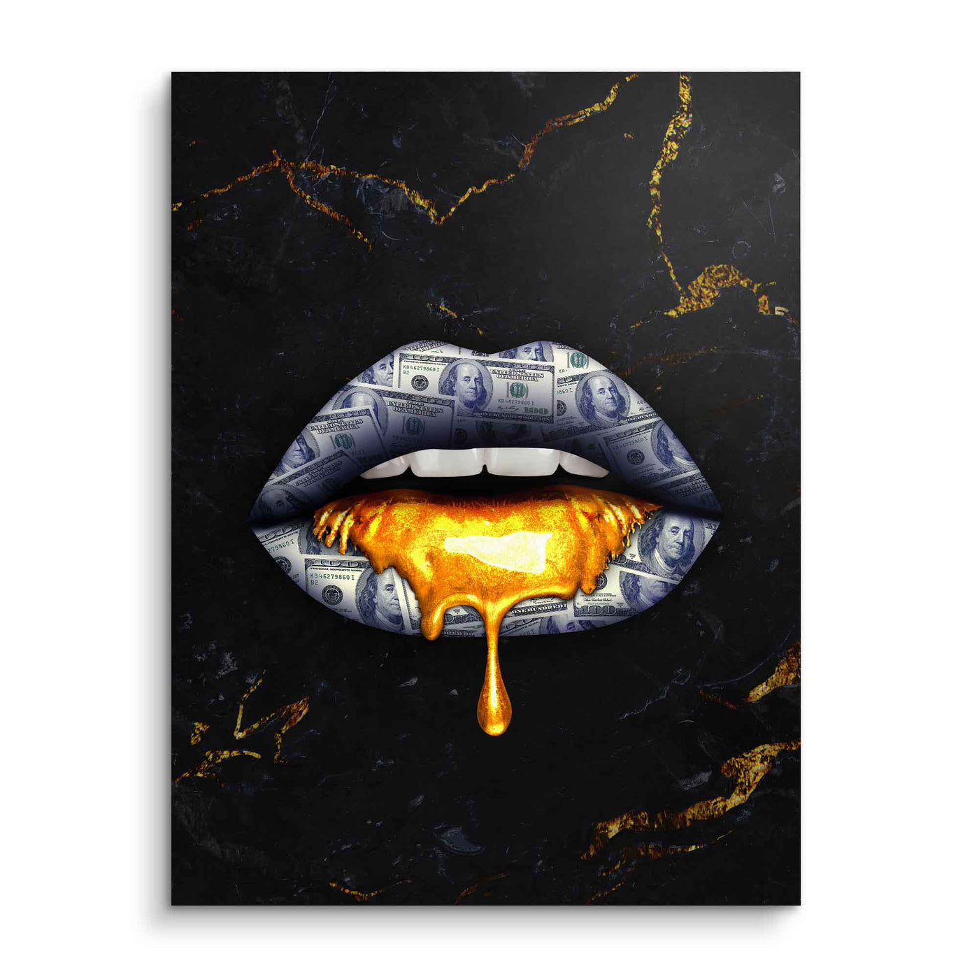Geld - Gold - Lippen