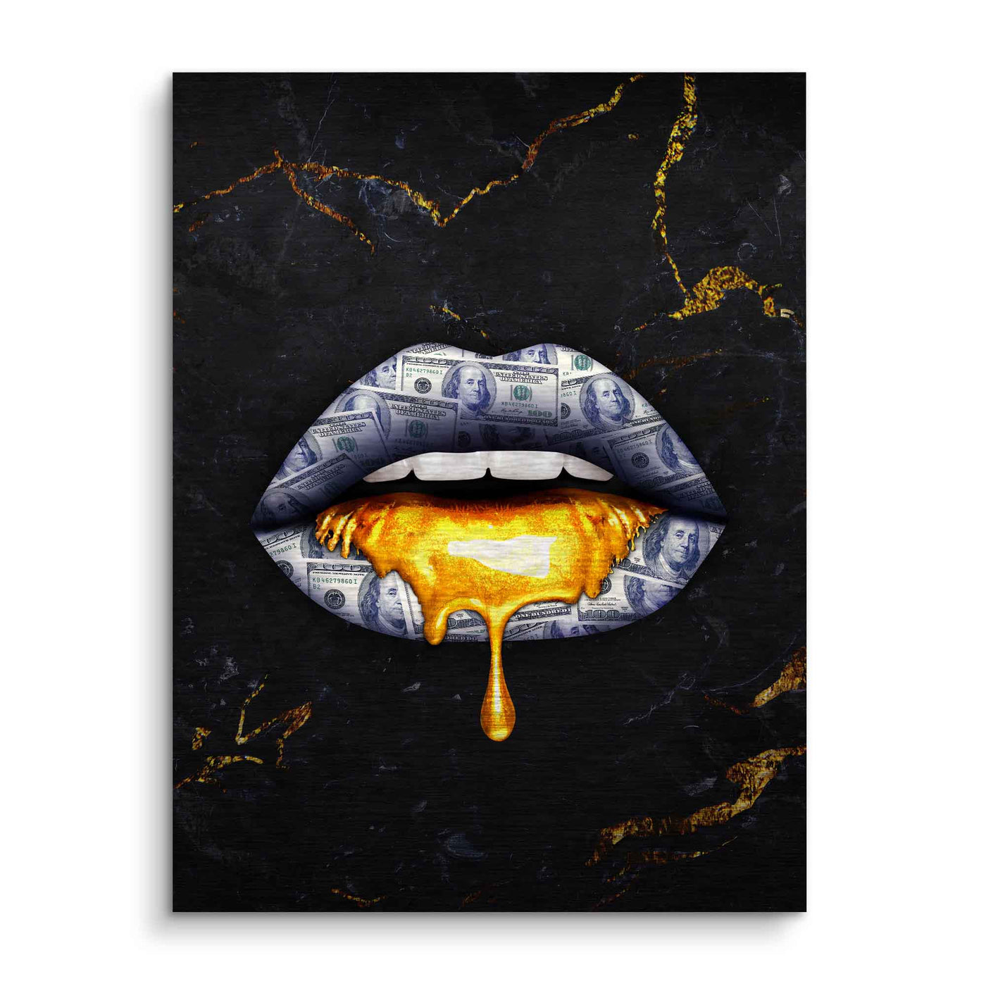 Geld - Gold - Lippen