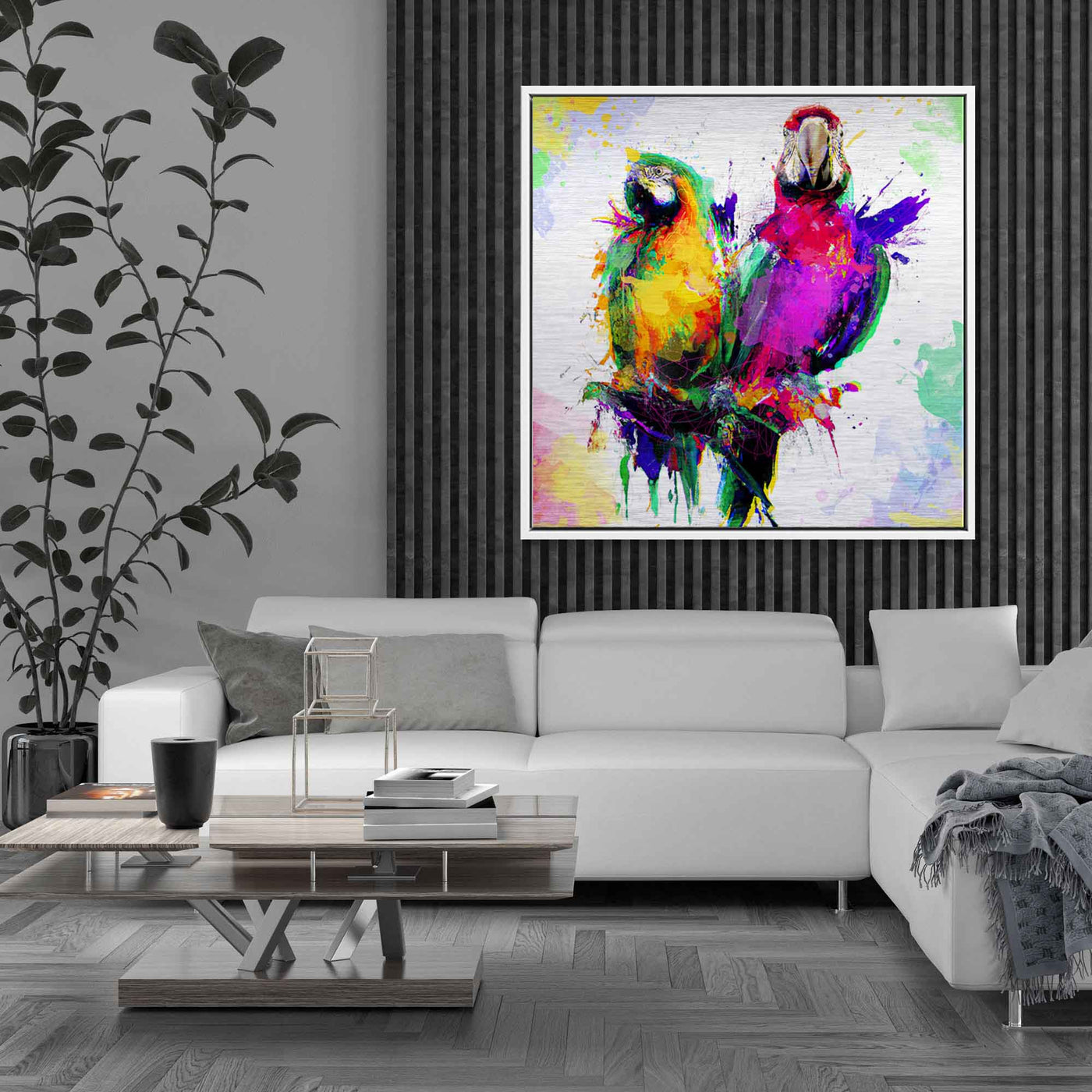 Wandbild - Papagei - Galerie ArtMind Kunstwerk von