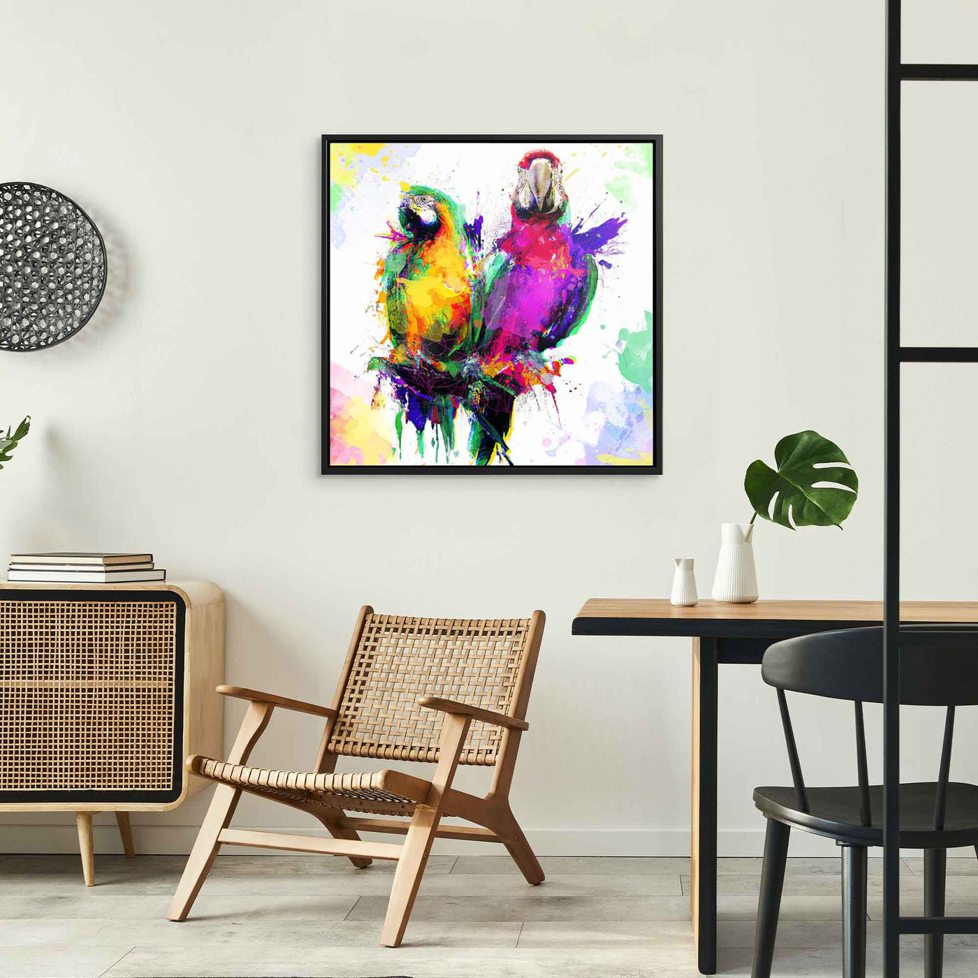 Wandbild - Kunstwerk - Papagei ArtMind Galerie von