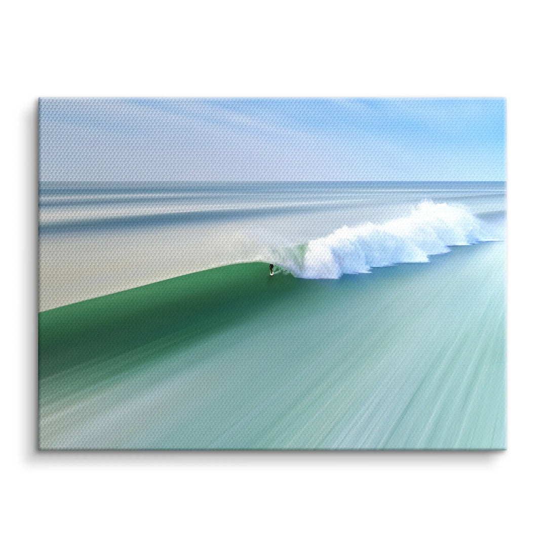 Salty track landscape