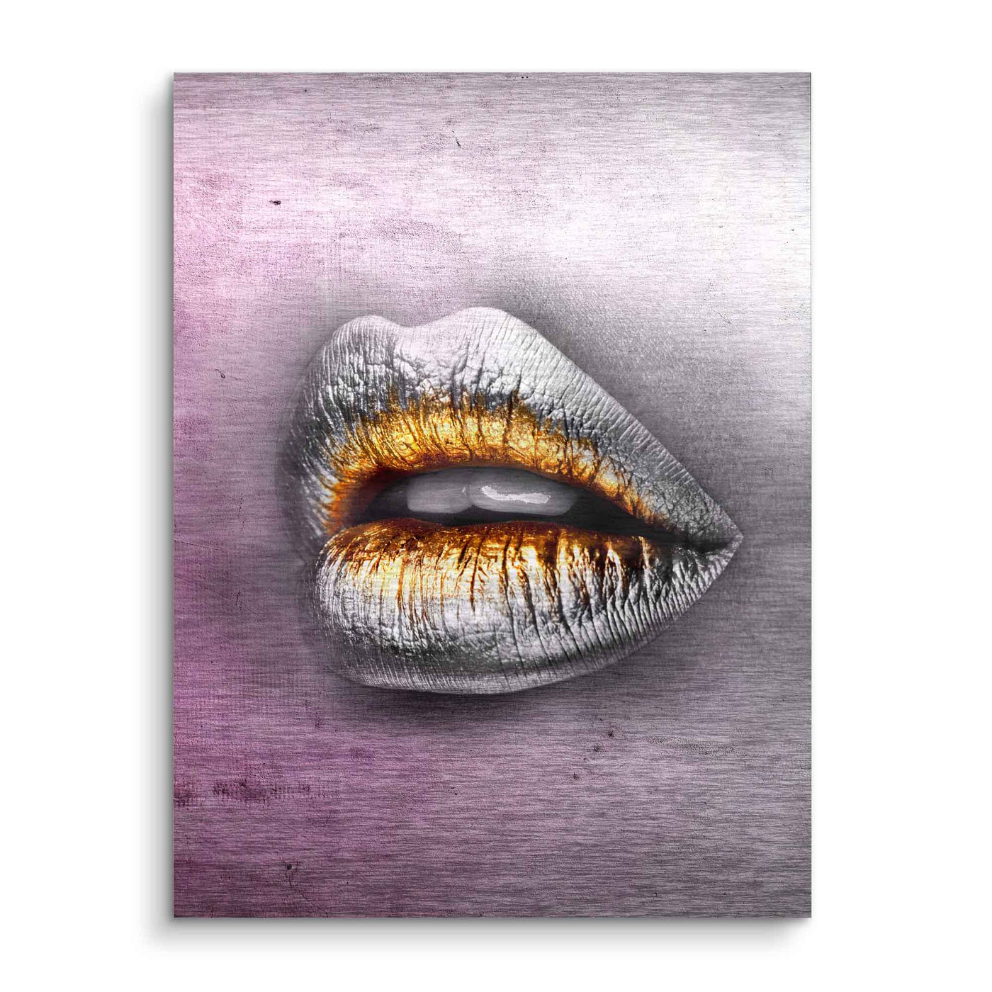 Lippen - Gold - Chrom