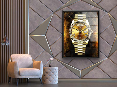 Wall murals with clocks