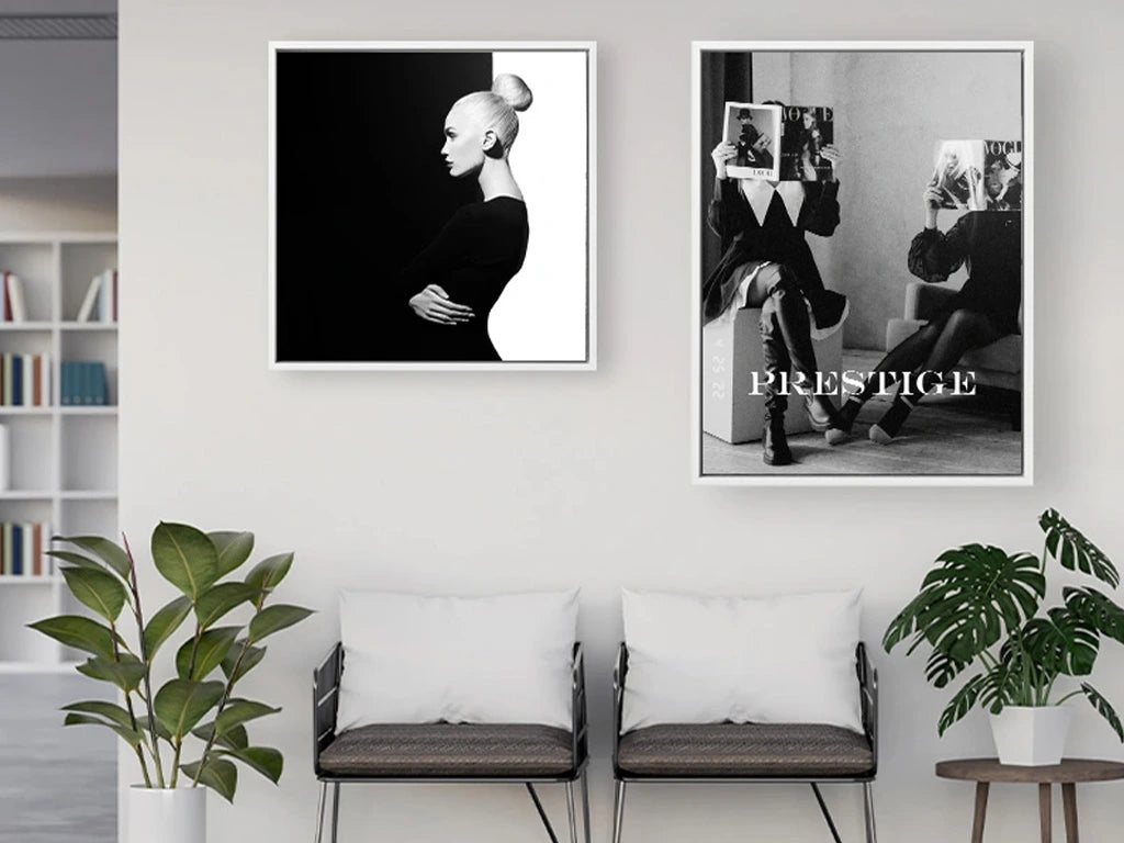 Wall murals black and white