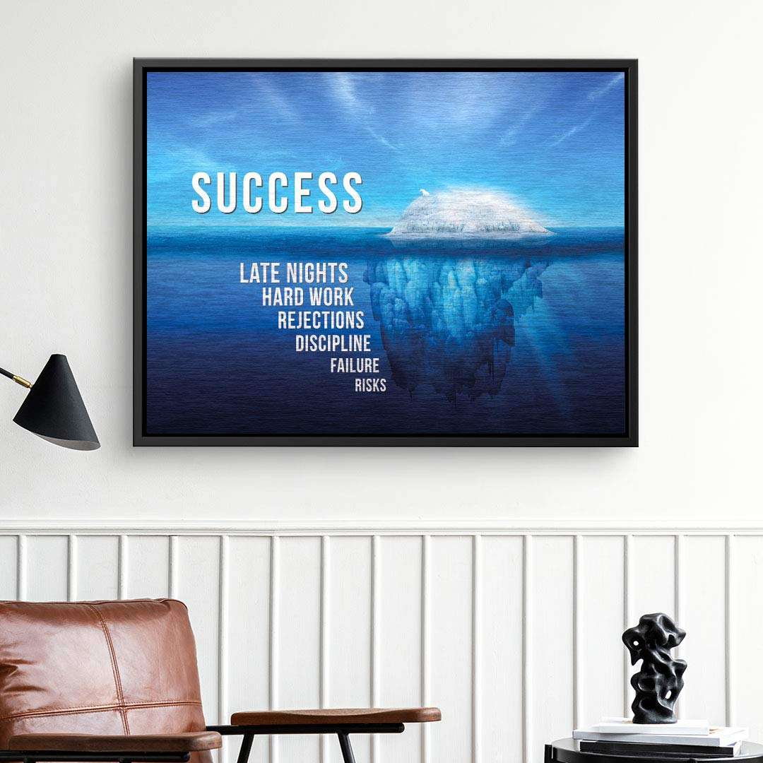 Iceberg of success - English