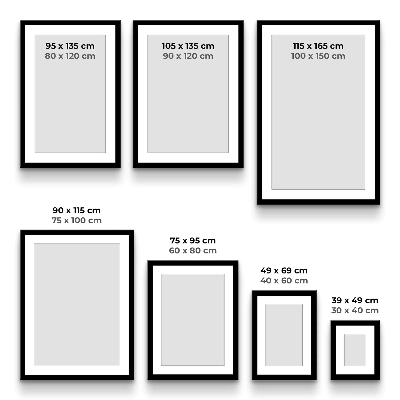 Picture frame - Passepartout white