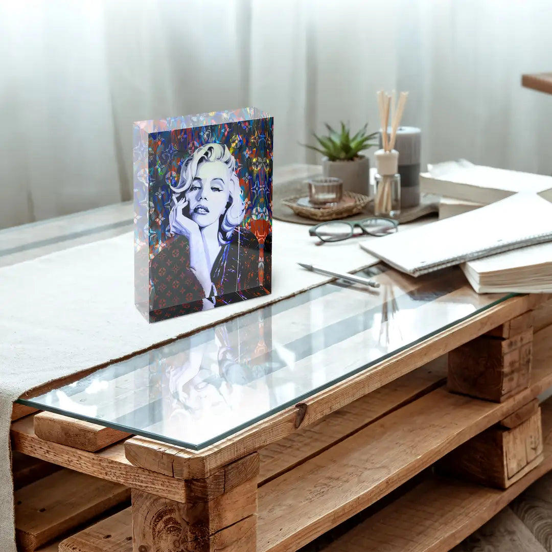 Acrylic block - Marilyn Monroe