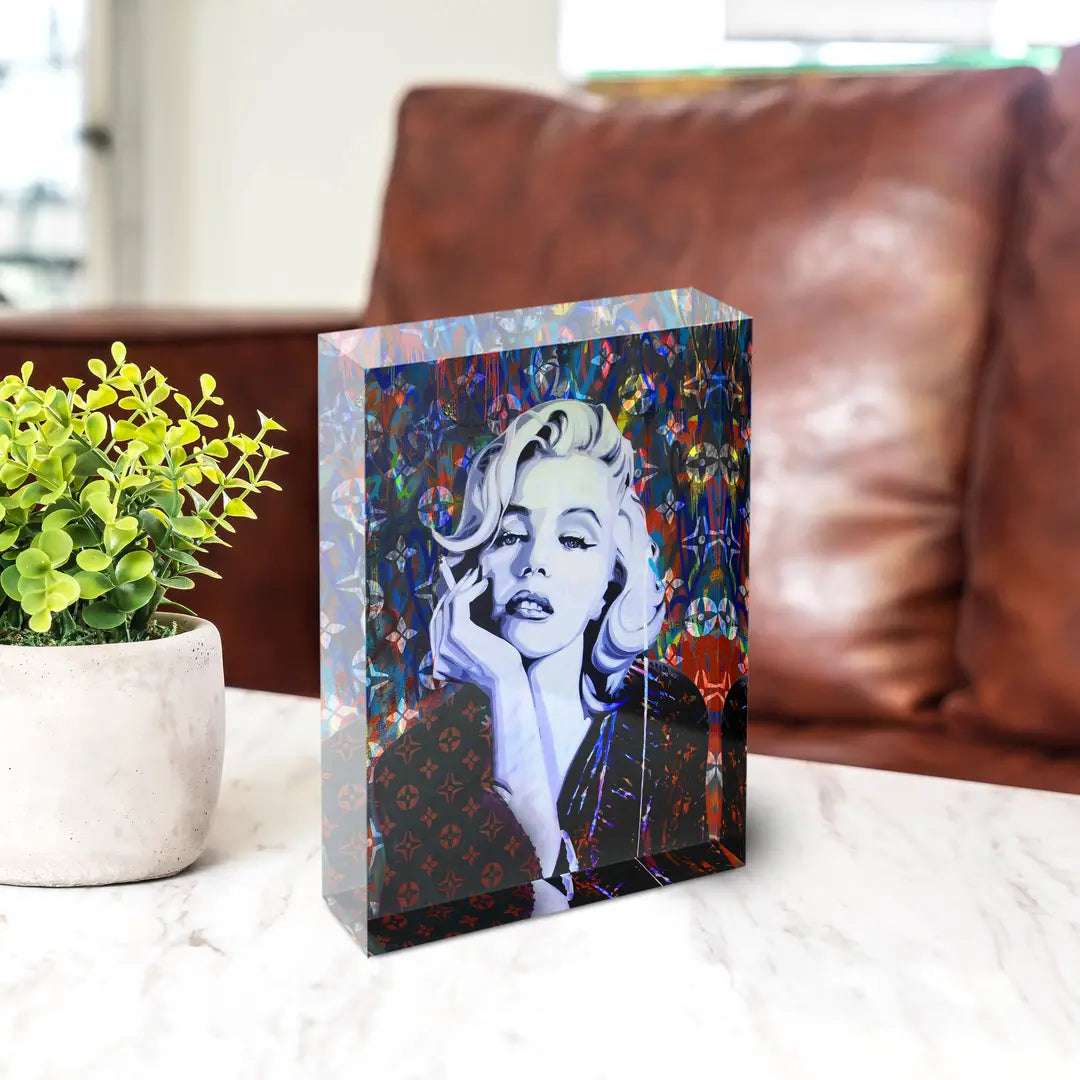 Acrylic block - Marilyn Monroe