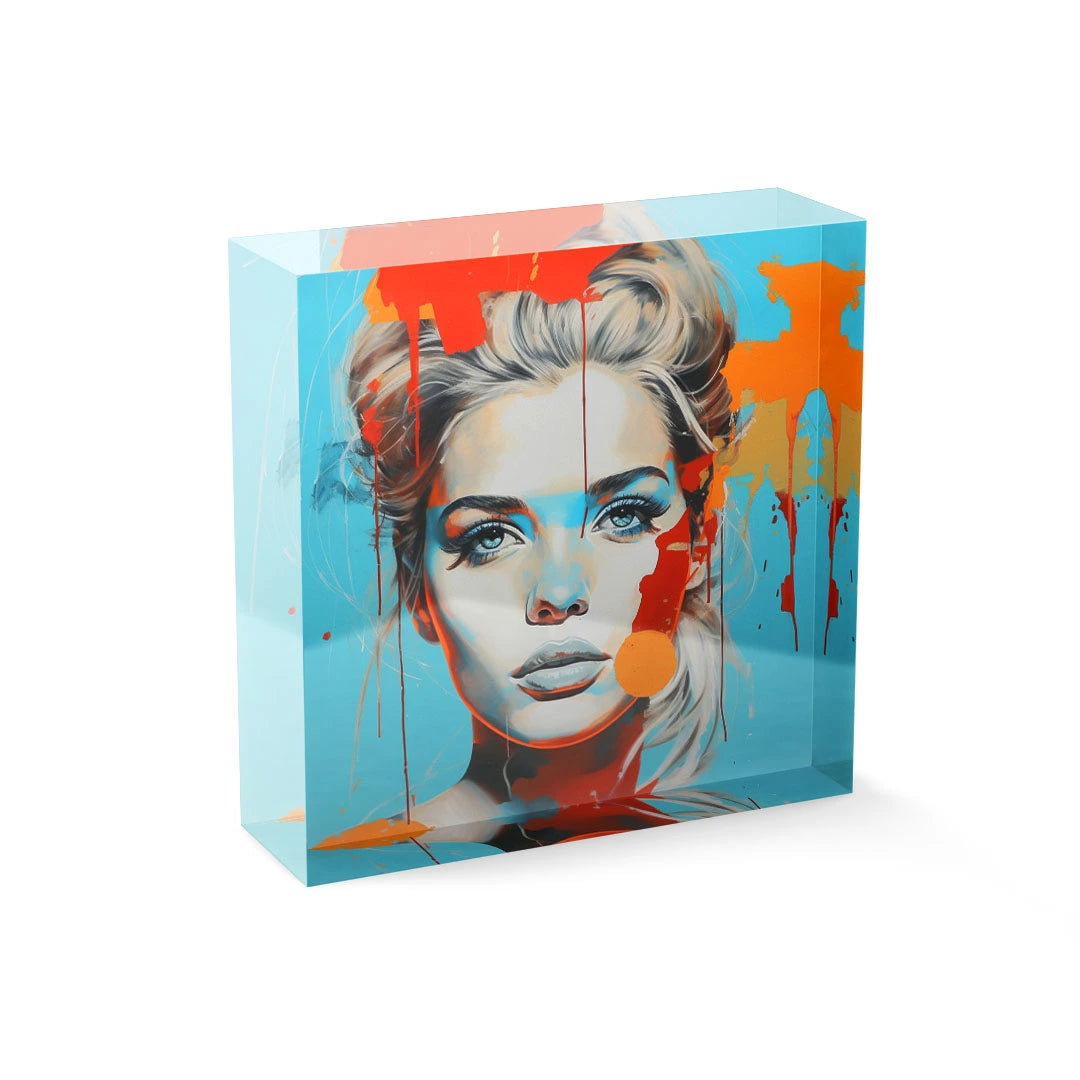 Acrylic block - Claudia