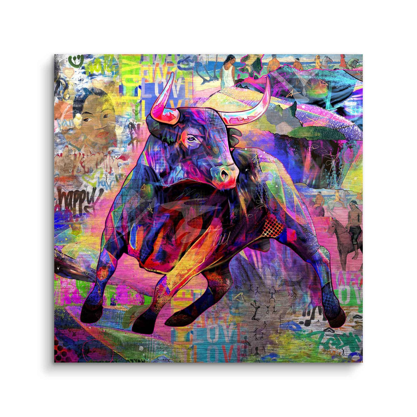 Colorful Bull