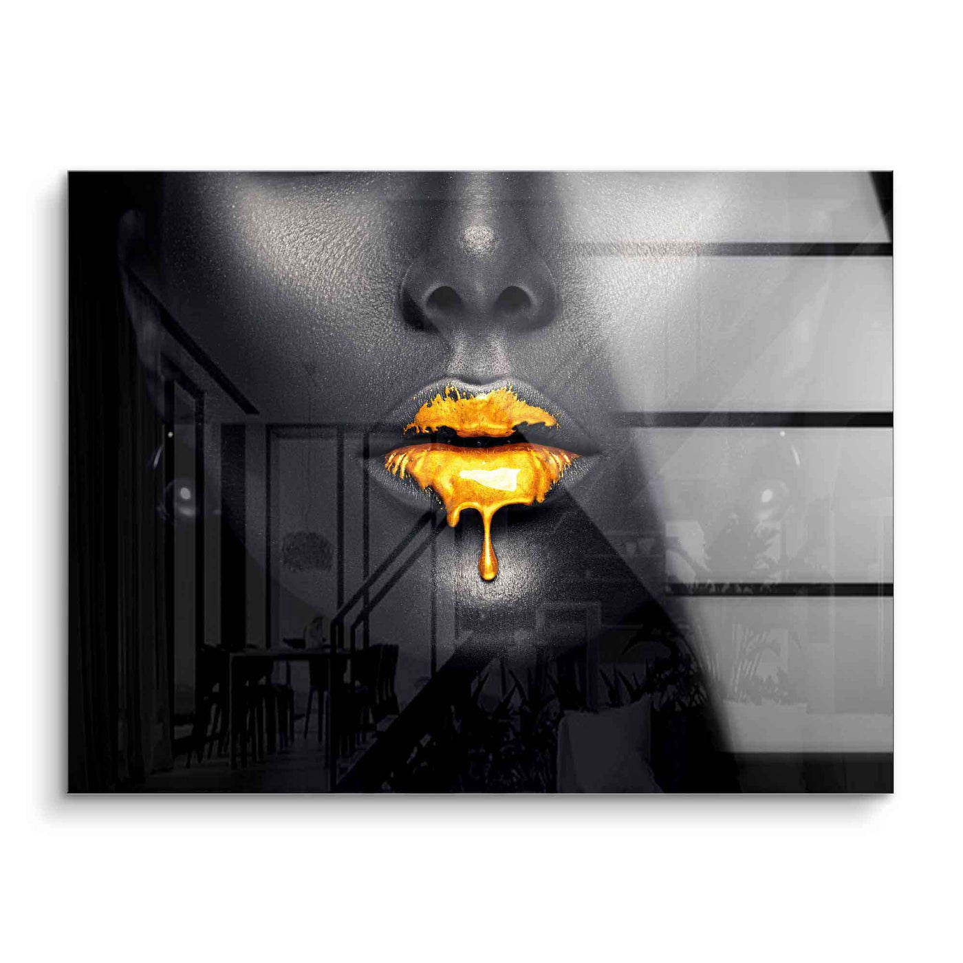 Goldene Lippen