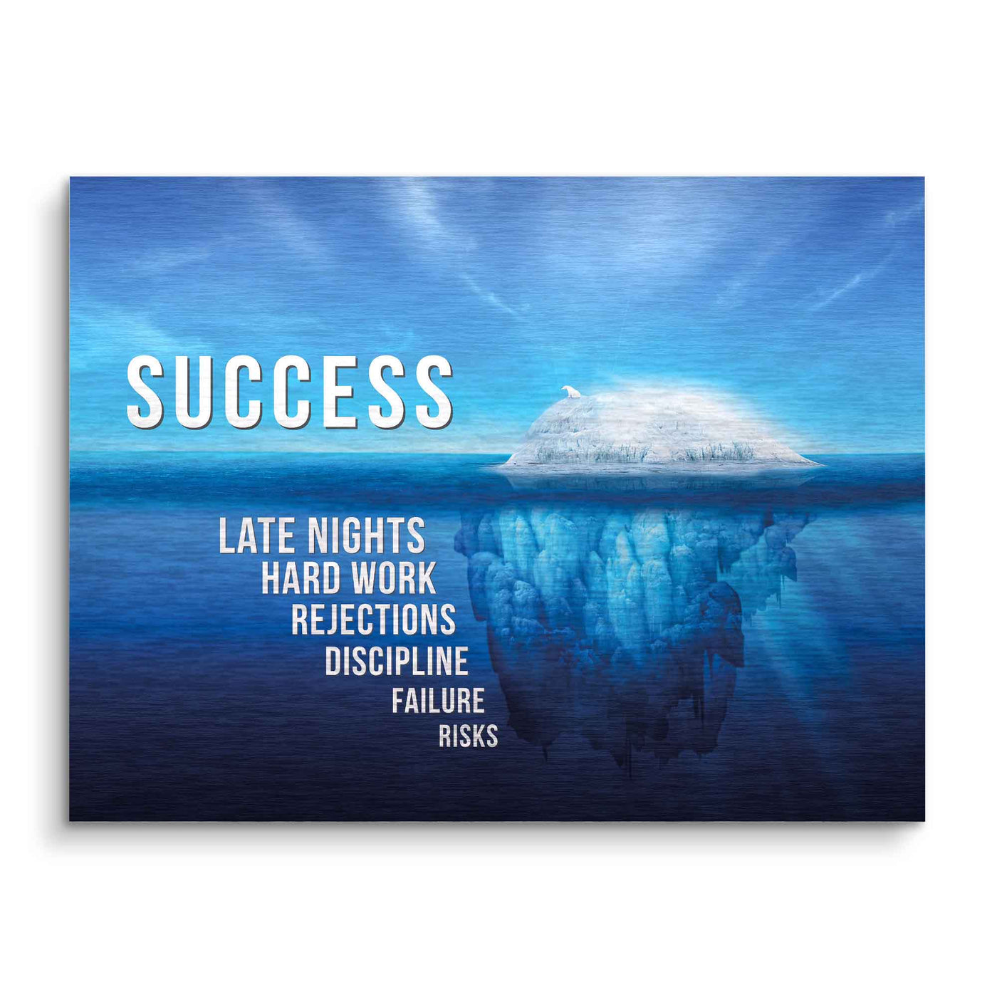 Iceberg of success - English