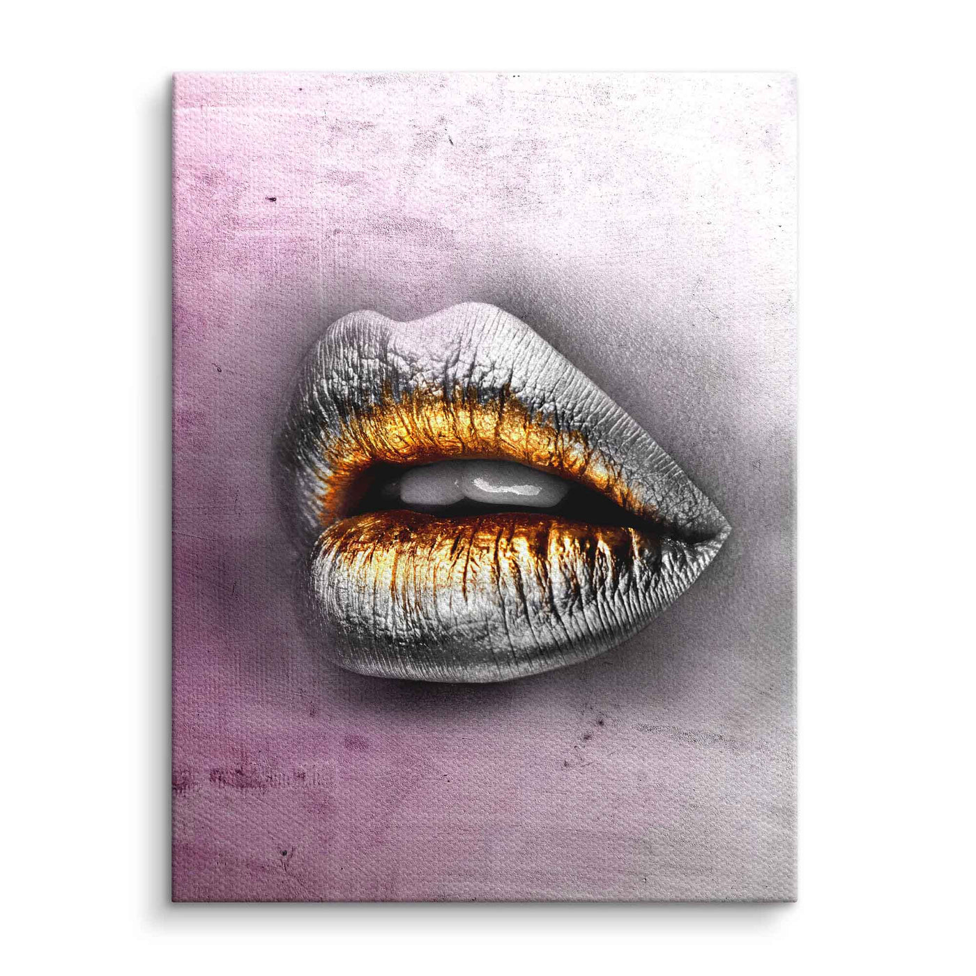 Lips - Gold - Chrome