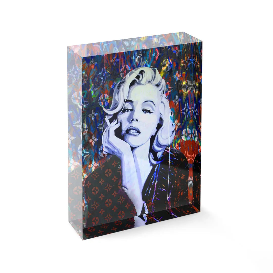 Bloc acrylique - Marilyn Monroe