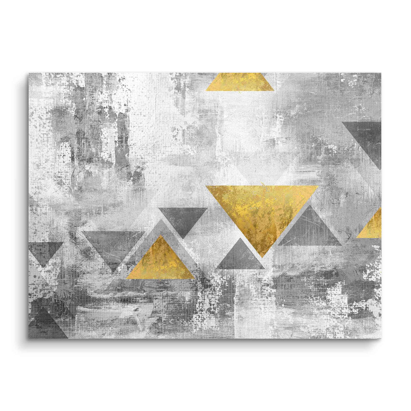 Triangle d'or abstrait