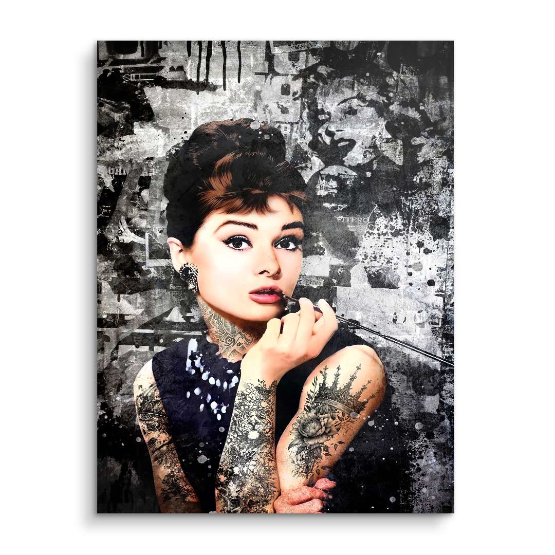 Modèle de tatouage - Audrey Hepburn