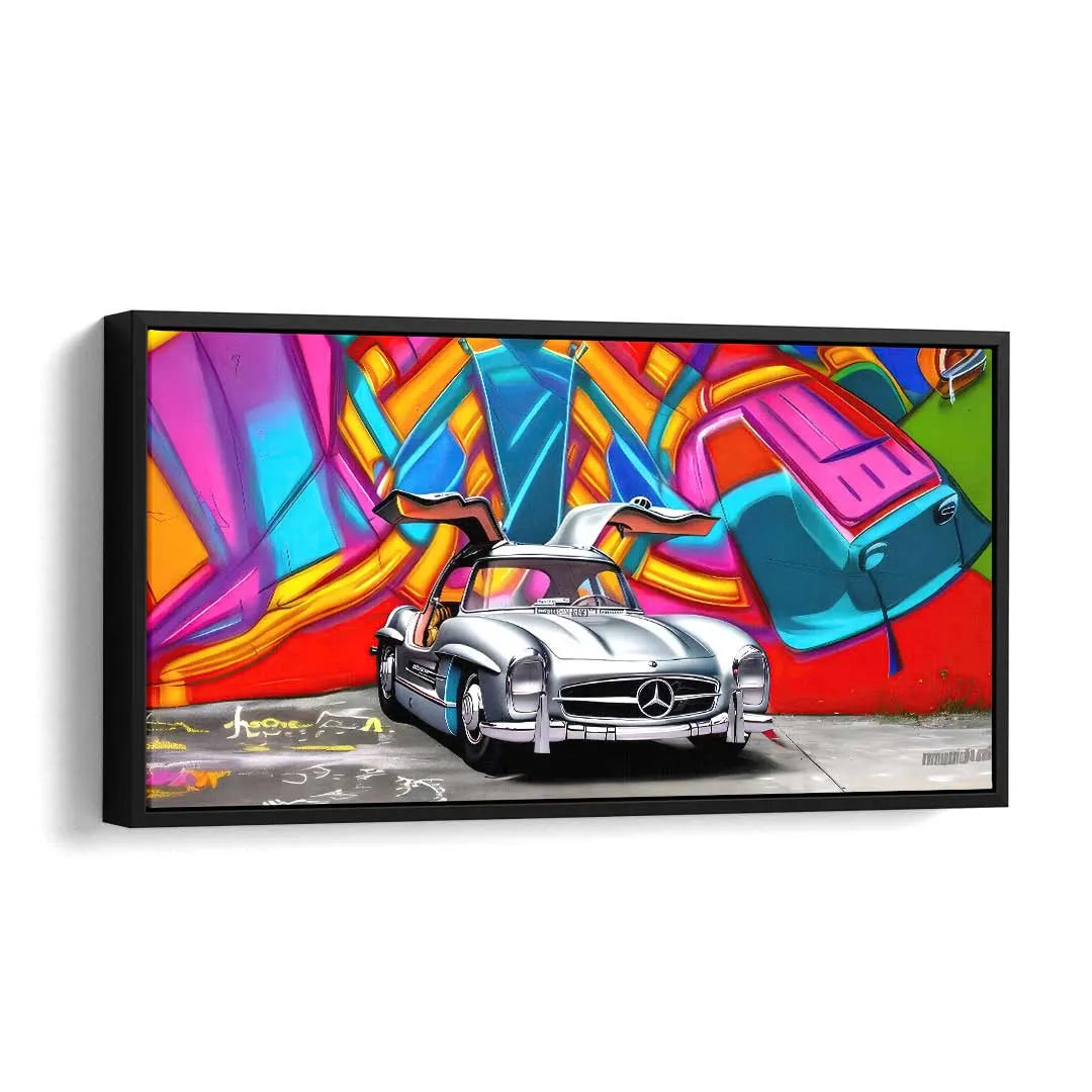 Graffiti Dreamcars Mercedes 300 sl