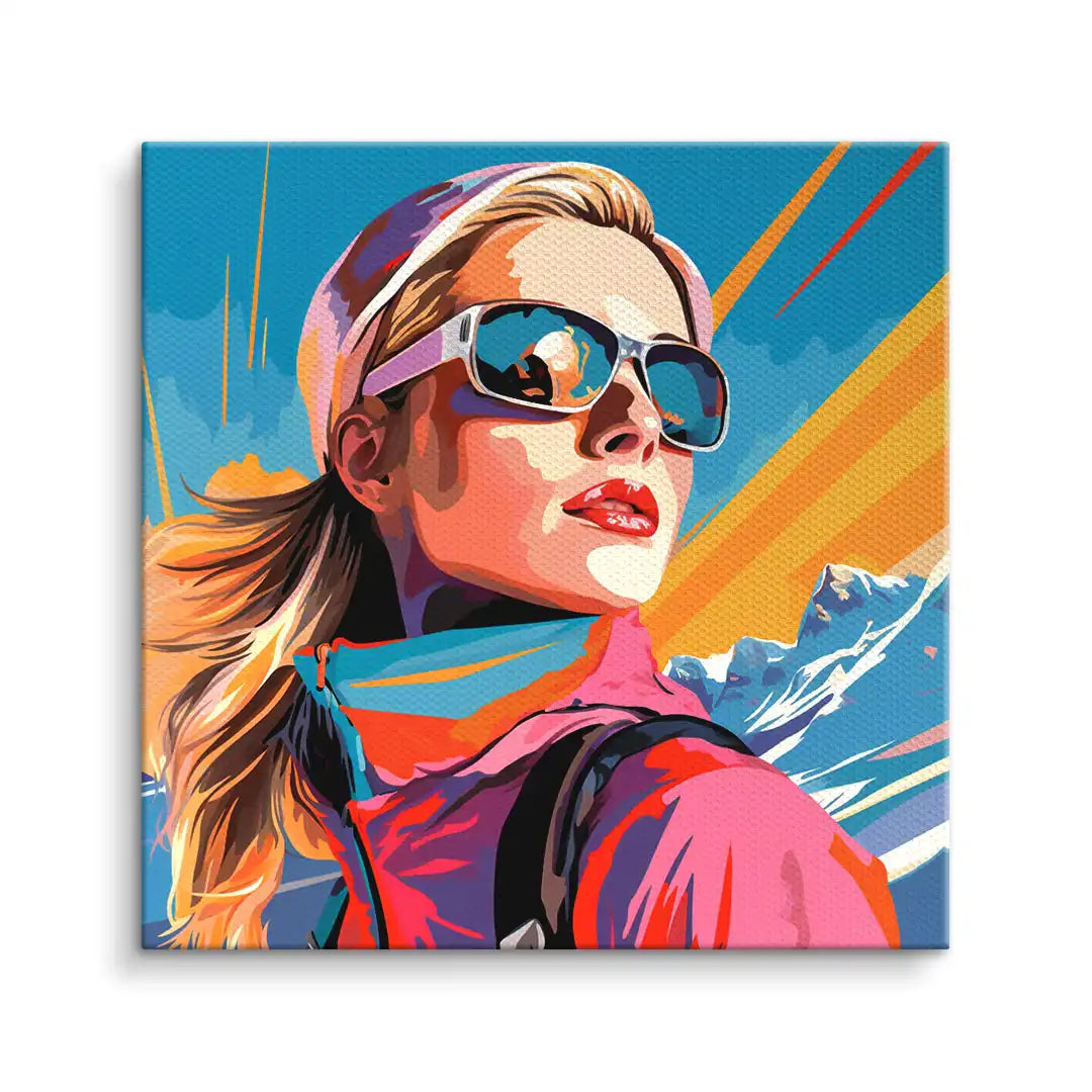 Femme de ski