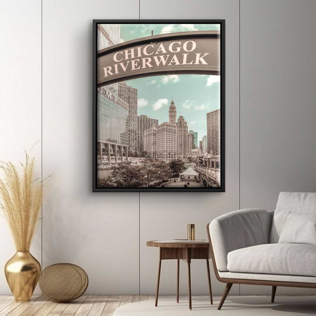 Vintage CHICAGO Riverwalk